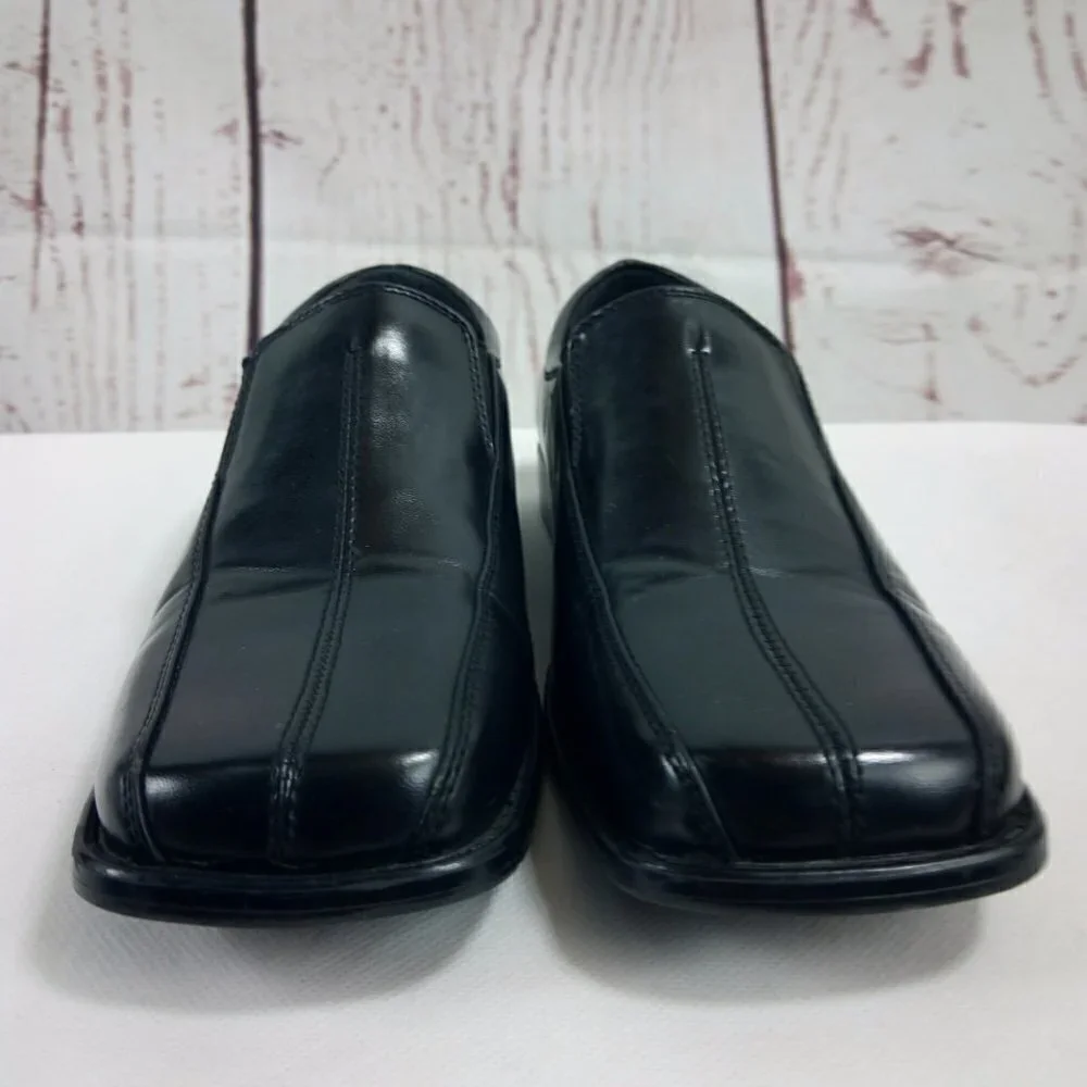 Stacy Adams Boys Slip On Black Dress Shoes 5M